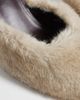 Steve Madden Steve Madden Alexi heeled mules in chestnut faux fur-Neutral - 3