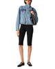 Steve Madden Steve Madden Allyson Cotton Denim Stand Collar Jacket - 2