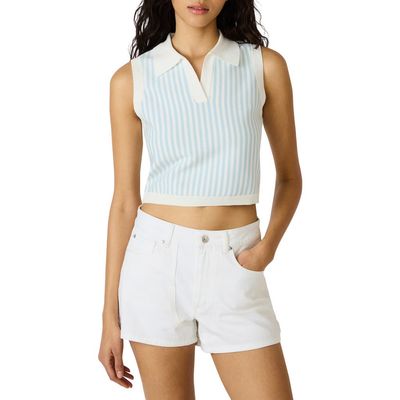 Steve Madden Steve Madden Amery Crop Polo Sweater Tank