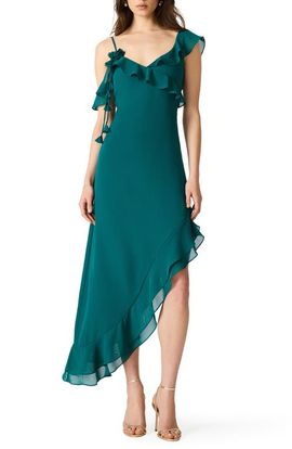 Steve Madden Steve Madden Annabella Ruffled Asymmetric Dress