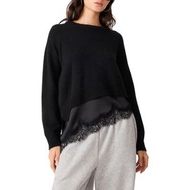 Steve Madden Steve Madden Aries Lace Hem Sweater
