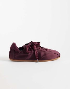 Steve Madden Steve Madden Artiste sneakers with satin laces in wine-Red