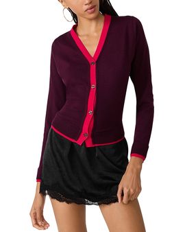Steve Madden Steve Madden Arwen Contrast Trim Cardigan