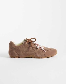 Steve Madden Steve Madden Asiel sneakers in taupe suede-Neutral