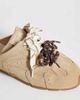 Steve Madden Steve Madden Atlas backless slip on sneakers in beige suede-Neutral - 4