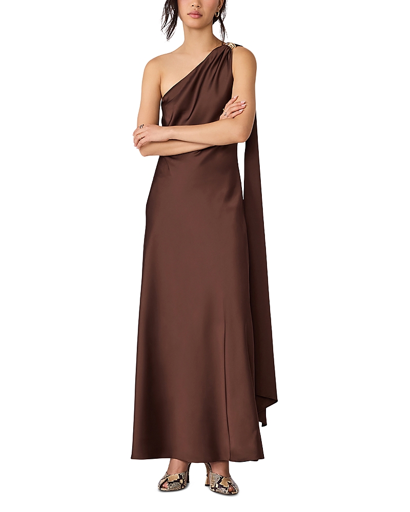aurora brown dress Steve Madden Color:Maine Pine Asymmetrical Off-the-shoulder Draped Floral 18/04 aurora briar rose This super soft
