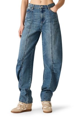 Steve Madden Steve Madden Austin Seamed High Waist Wide Leg Jeans