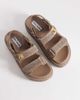 Steve Madden Steve Madden Bigmona flatform sandals in charcoal raffia-Gray - 2