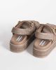 Steve Madden Steve Madden Bigmona flatform sandals in charcoal raffia-Gray - 3