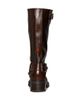 Steve Madden Steve Madden Boneta pull-on harness knee boots in brown leather - 4