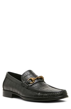 Steve Madden Steve Madden Brysin Croc Embossed Bit Loafer