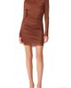 Steve Madden Steve Madden Catrina Ruched Mockneck Minidress - 1
