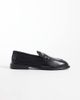 Steve Madden Steve Madden Chapters loafers in black crinkle leather - 1