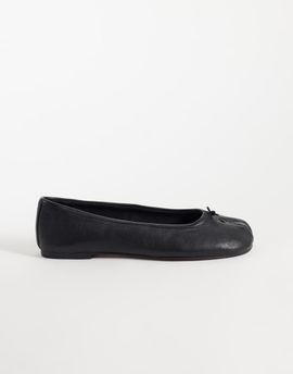 Steve Madden Steve Madden Cipher split toe ballet flats in black leather