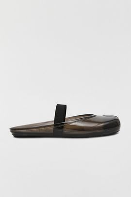 Steve Madden Steve Madden Cova Slip Toe Jelly Mules in Black, Women's at Urban Outfitters
