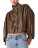 Steve Madden Steve Madden Deedee Faux Leather Bomber Jacket - 1