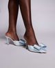 Steve Madden Steve Madden Destini heeled shoes with bow in baby blue - 1