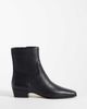 Steve Madden Steve Madden Dusty flat mid-ankle boots in black leather - 1