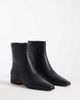 Steve Madden Steve Madden Dusty flat mid-ankle boots in black leather - 2