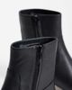 Steve Madden Steve Madden Dusty flat mid-ankle boots in black leather - 3