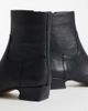Steve Madden Steve Madden Dusty flat mid-ankle boots in black leather - 4