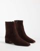 Steve Madden Steve Madden Dusty flat mid-ankle boots in chocolate suede-Brown - 2