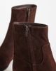 Steve Madden Steve Madden Dusty flat mid-ankle boots in chocolate suede-Brown - 3