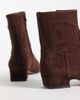 Steve Madden Steve Madden Dusty flat mid-ankle boots in chocolate suede-Brown - 4