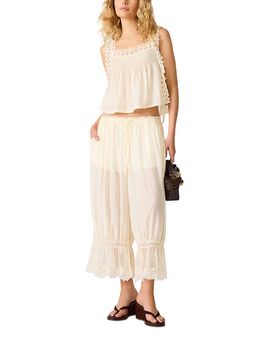 Steve Madden Steve Madden Easten Lace Trim Pants