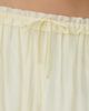 Steve Madden Steve Madden Easten Sheer Lace Trim Bloomer Pants in Cream, Women's at Urban Outfitters - 4