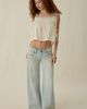 Steve Madden Steve Madden Easten Sheer Side-Tie Lace Trim Cami in Cream, Women's at Urban Outfitters - 2
