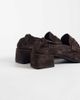 Steve Madden Steve Madden Estee heeled square toe loafers in brown suede - 2