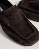 Steve Madden Steve Madden Estee heeled square toe loafers in brown suede - 3
