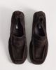 Steve Madden Steve Madden Estee heeled square toe loafers in brown suede - 4