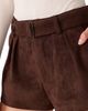 Steve Madden Steve Madden Evanda Belted Faux Suede Shorts - 4