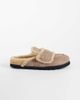 Steve Madden Steve Madden faux shearling clogs in mushroom-Neutral - 1