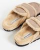 Steve Madden Steve Madden faux shearling clogs in mushroom-Neutral - 4