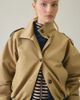 Steve Madden Steve Madden Fayden Cropped Trench Jacket in Khaki, Women's at Urban Outfitters - 1