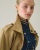 Steve Madden Steve Madden Fayden Cropped Trench Jacket in Khaki, Women's at Urban Outfitters - 3