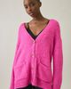 Steve Madden Steve Madden Finley Oversized V-Neck Cardigan in Rose Violet, Women's at Urban Outfitters - 1