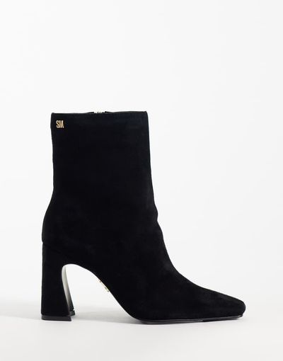 Steve Madden Steve Madden Flares heeled high ankle boots in black suede