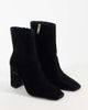 Steve Madden Steve Madden Flares heeled high ankle boots in black suede - 2