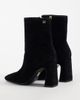 Steve Madden Steve Madden Flares heeled high ankle boots in black suede - 4