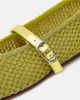 Steve Madden Steve Madden Gayla woven ballet flats in lime-Green - 3