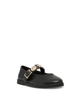 Steve Madden Steve Madden Girls' Edna Embellished Mary Jane Flats Little Kid, Big Kid