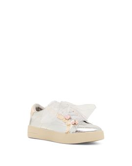 Steve Madden Steve Madden Girls' Emora Charm Embellished Sneakers Little Kid, Big Kid