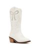 Steve Madden Steve Madden Girls' Jaddin Metallic Rhinestone Bow Boots Little Kid, Big Kid - 6