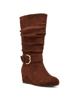 Steve Madden Steve Madden Girls' Jwedge Mid Calf Boots Little Kid, Big Kid