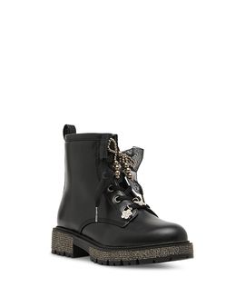 Steve Madden Steve Madden Girls' Luxelle Embellished Lace Up Boots Toddler, Little Kid, Big Kid