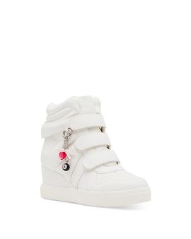 Steve Madden Steve Madden Girls' Mavis Metallic Wedge Sneakers Little Kid, Big Kid